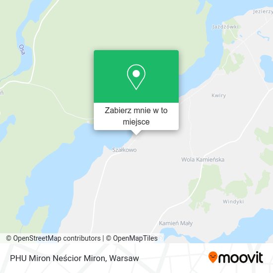 Mapa PHU Miron Neścior Miron