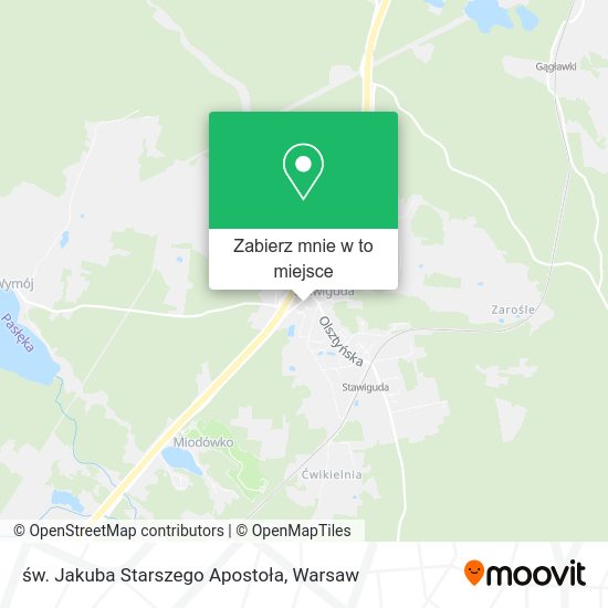 Mapa św. Jakuba Starszego Apostoła