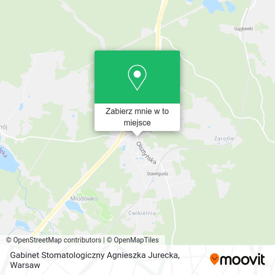 Mapa Gabinet Stomatologiczny Agnieszka Jurecka