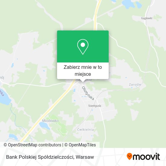 Mapa Bank Polskiej Spółdzielczości