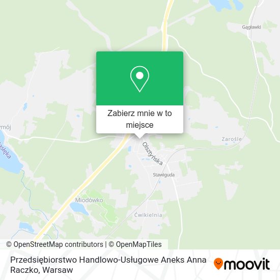 Mapa Przedsiębiorstwo Handlowo-Usługowe Aneks Anna Raczko