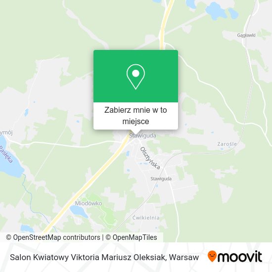 Mapa Salon Kwiatowy Viktoria Mariusz Oleksiak