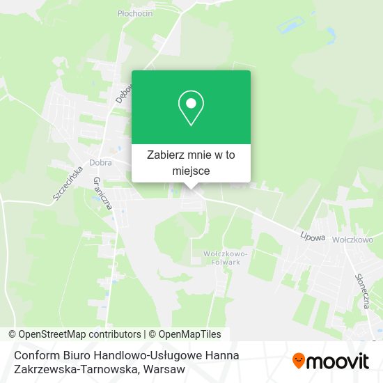 Mapa Conform Biuro Handlowo-Usługowe Hanna Zakrzewska-Tarnowska