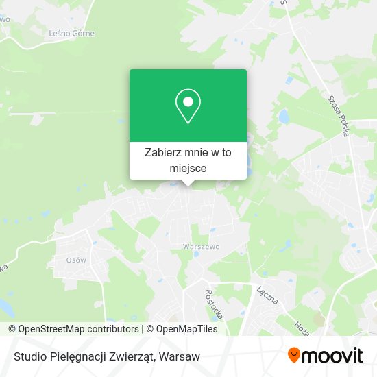 Mapa Studio Pielęgnacji Zwierząt