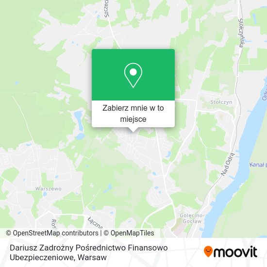 Mapa Dariusz Zadrożny Pośrednictwo Finansowo Ubezpieczeniowe