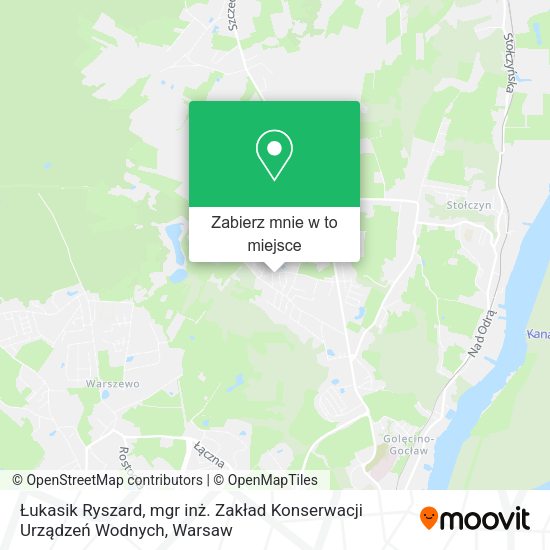 Mapa Łukasik Ryszard, mgr inż. Zakład Konserwacji Urządzeń Wodnych