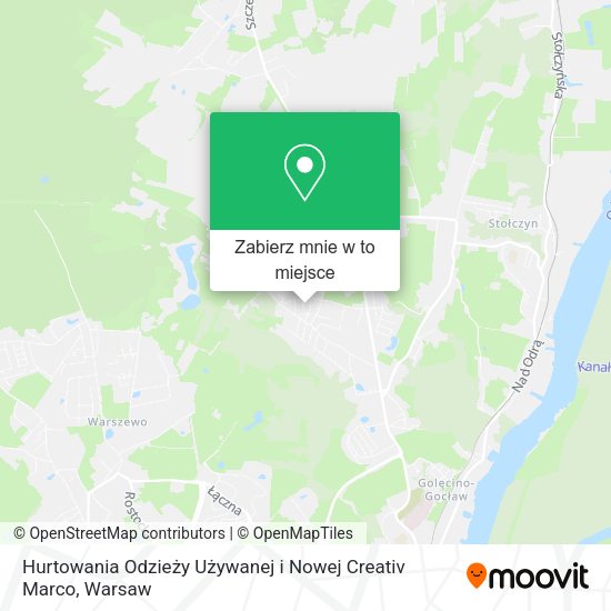 Mapa Hurtowania Odzieży Używanej i Nowej Creativ Marco