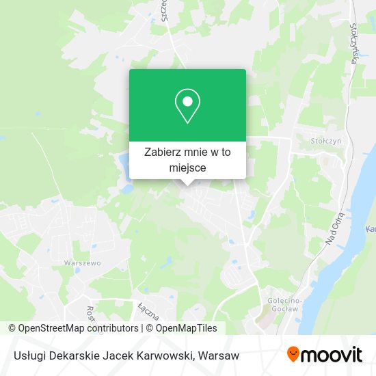 Mapa Usługi Dekarskie Jacek Karwowski