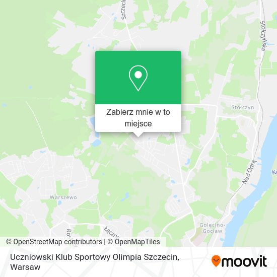 Mapa Uczniowski Klub Sportowy Olimpia Szczecin