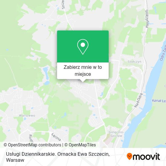 Mapa Usługi Dziennikarskie. Ornacka Ewa Szczecin