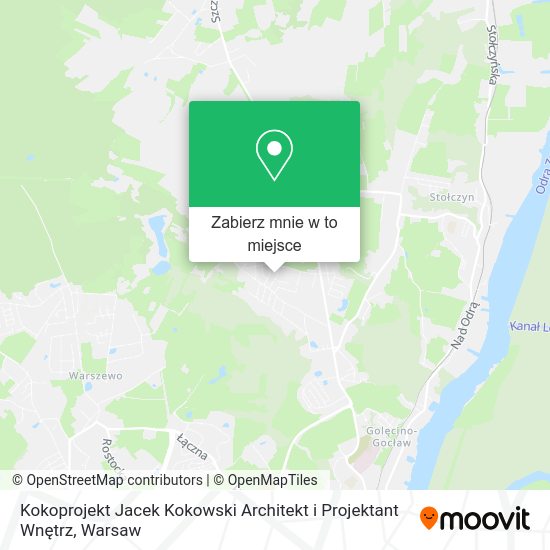 Mapa Kokoprojekt Jacek Kokowski Architekt i Projektant Wnętrz