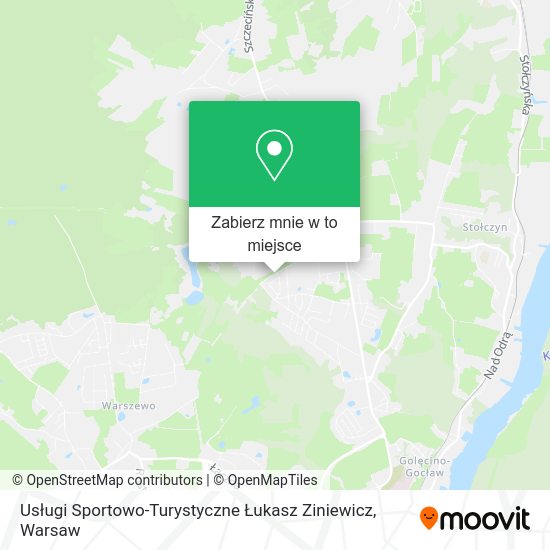 Mapa Usługi Sportowo-Turystyczne Łukasz Ziniewicz