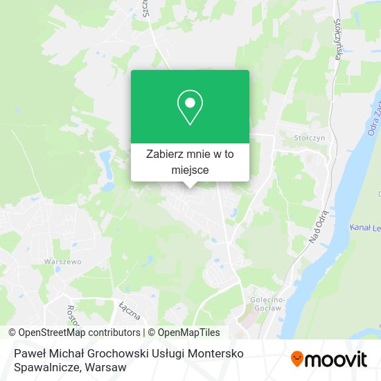 Mapa Paweł Michał Grochowski Usługi Montersko Spawalnicze