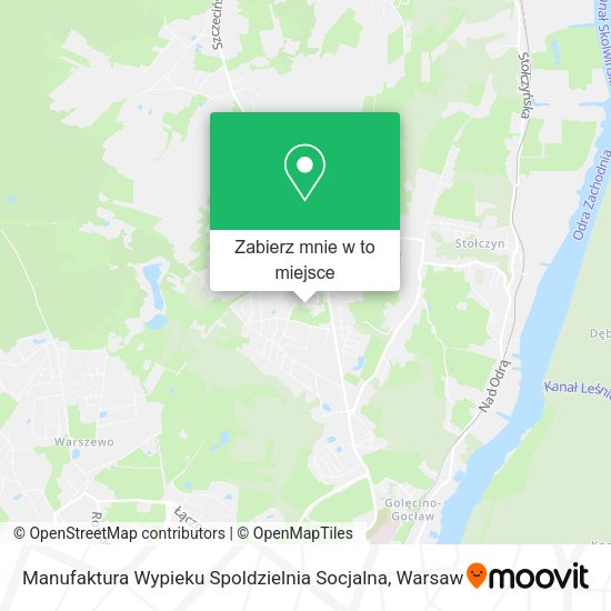 Mapa Manufaktura Wypieku Spoldzielnia Socjalna