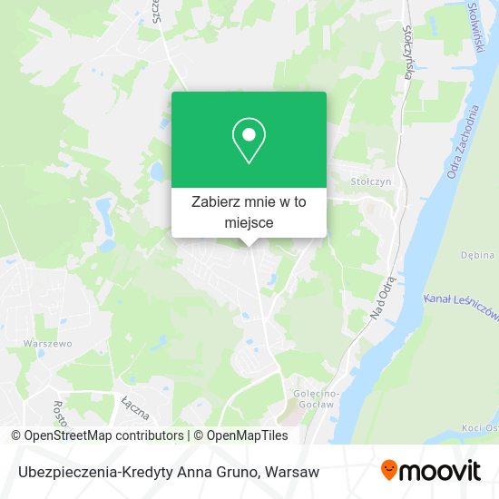 Mapa Ubezpieczenia-Kredyty Anna Gruno