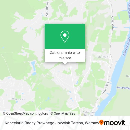 Mapa Kancelaria Radcy Prawnego Jozwiak Teresa