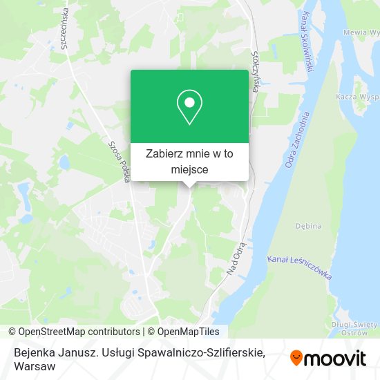 Mapa Bejenka Janusz. Usługi Spawalniczo-Szlifierskie