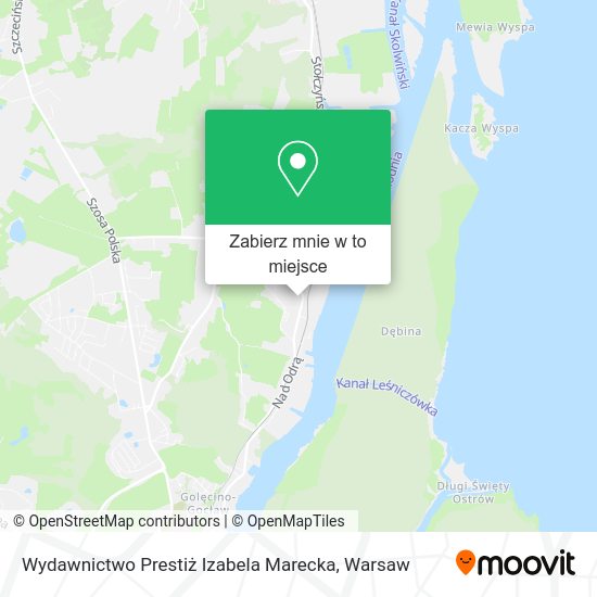 Mapa Wydawnictwo Prestiż Izabela Marecka