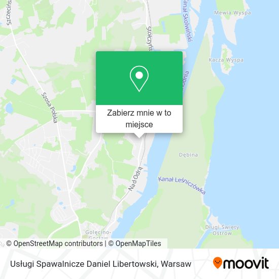 Mapa Usługi Spawalnicze Daniel Libertowski