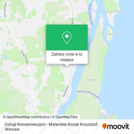 Mapa Usługi Konserwacyjno - Malarskie Kozak Krzysztof