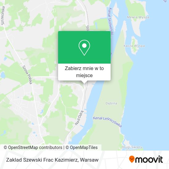 Mapa Zaklad Szewski Frac Kazimierz