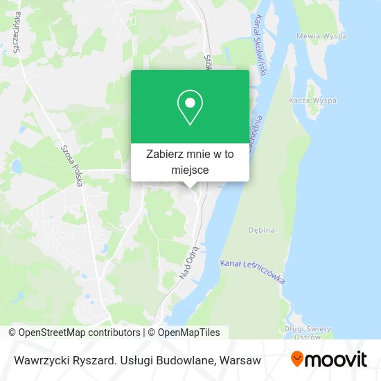 Mapa Wawrzycki Ryszard. Usługi Budowlane