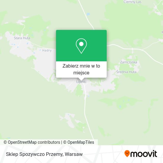 Mapa Sklep Spozywczo Przemy