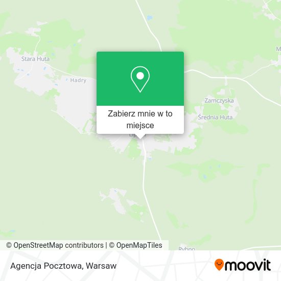 Mapa Agencja Pocztowa