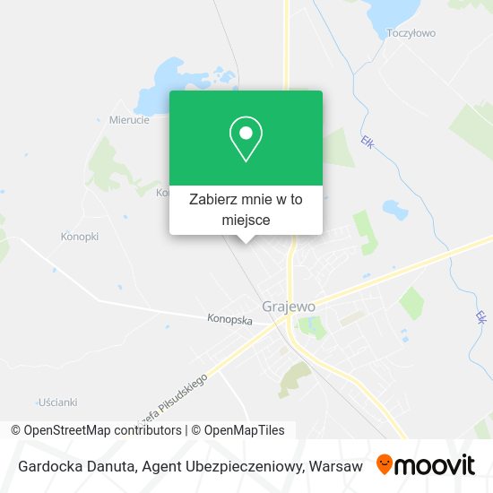 Mapa Gardocka Danuta, Agent Ubezpieczeniowy