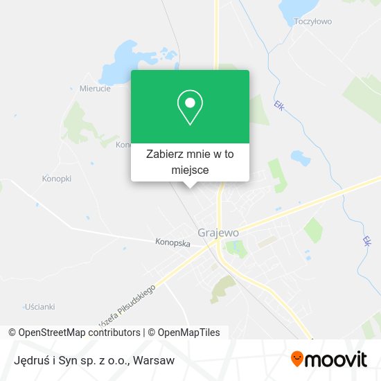 Mapa Jędruś i Syn sp. z o.o.