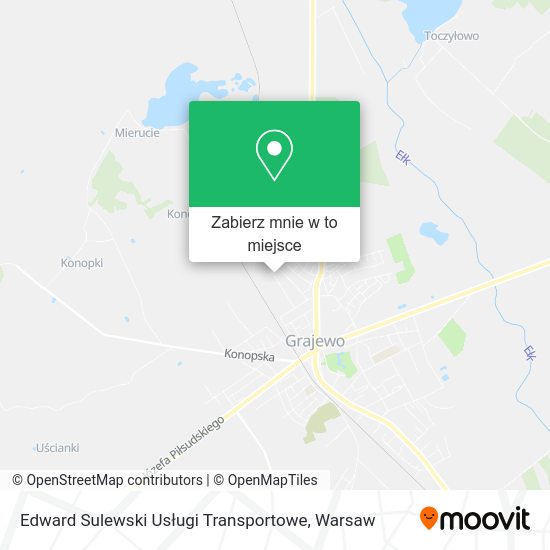 Mapa Edward Sulewski Usługi Transportowe