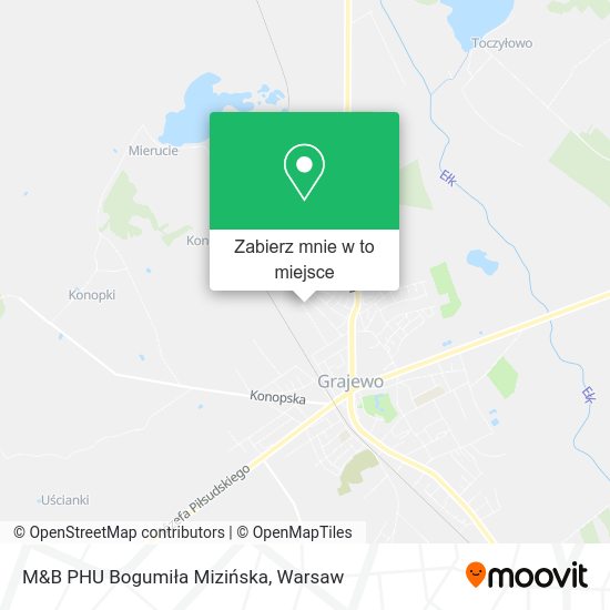 Mapa M&B PHU Bogumiła Mizińska