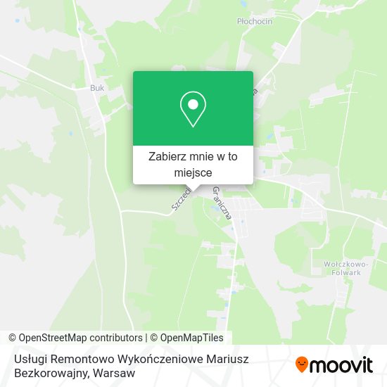 Mapa Usługi Remontowo Wykończeniowe Mariusz Bezkorowajny