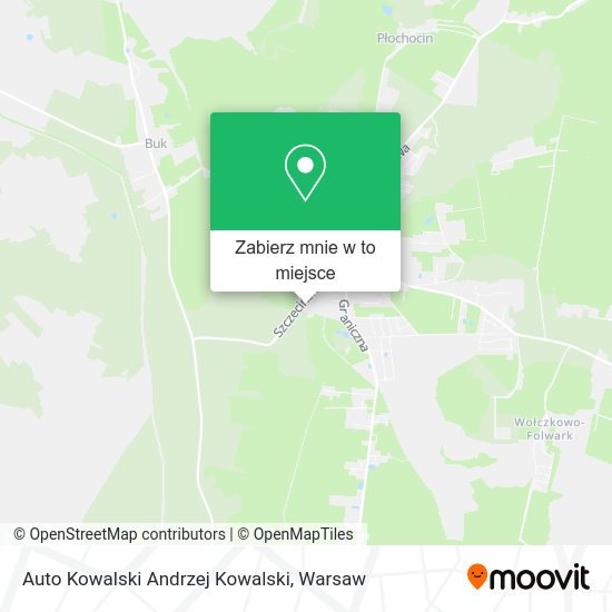 Mapa Auto Kowalski Andrzej Kowalski