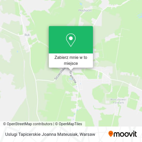 Mapa Uslugi Tapicerskie Joanna Mateusiak