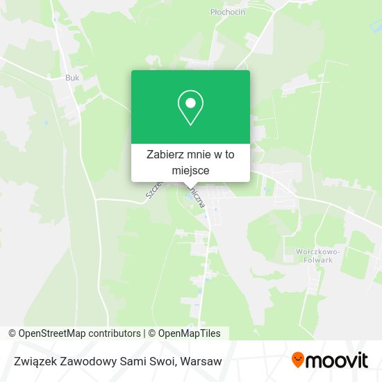 Mapa Związek Zawodowy Sami Swoi