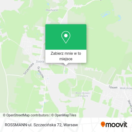 Mapa ROSSMANN-ul. Szczecińska 72