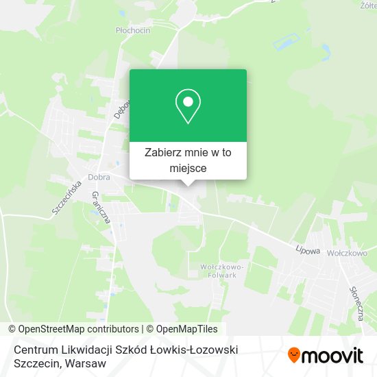 Mapa Centrum Likwidacji Szkód Łowkis-Łozowski Szczecin