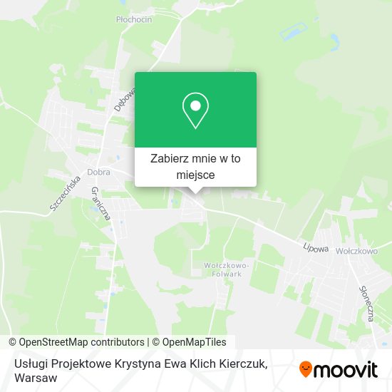 Mapa Usługi Projektowe Krystyna Ewa Klich Kierczuk