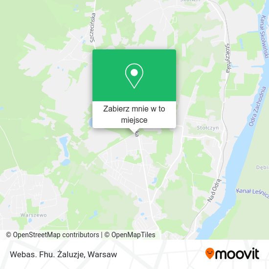 Mapa Webas. Fhu. Żaluzje