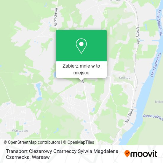 Mapa Transport Ciezarowy Czarneccy Sylwia Magdalena Czarnecka