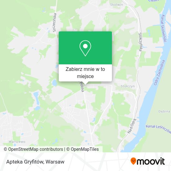 Mapa Apteka Gryfitów