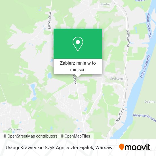 Mapa Usługi Krawieckie Szyk Agnieszka Fijałek