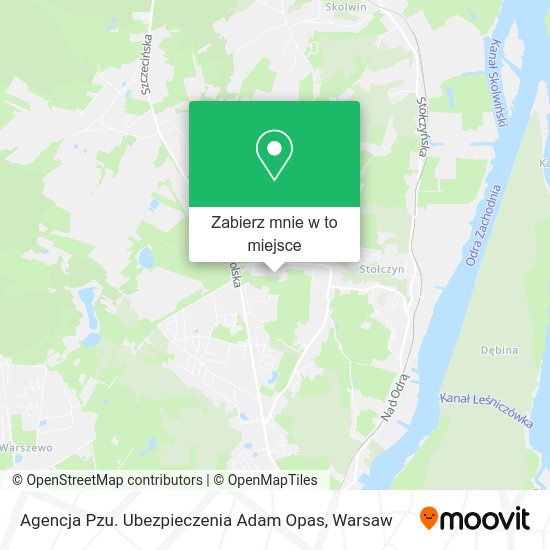 Mapa Agencja Pzu. Ubezpieczenia Adam Opas