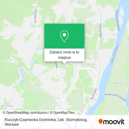 Mapa Kluczyk-Czarnecka Dominika, Lek. Stomatolog