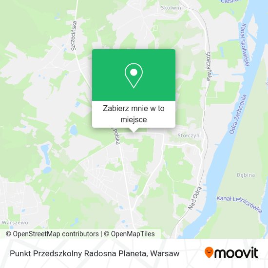 Mapa Punkt Przedszkolny Radosna Planeta