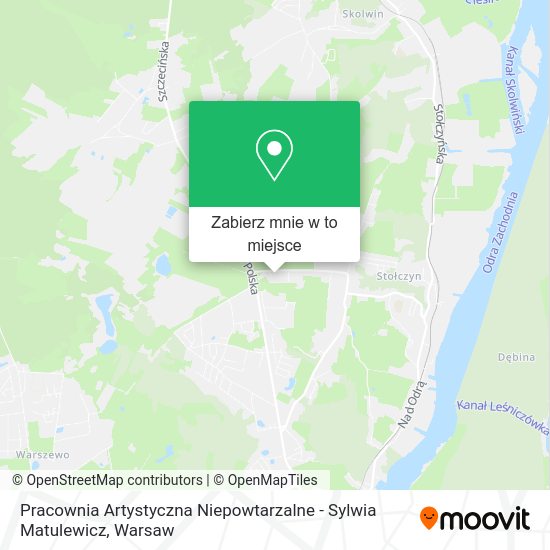 Mapa Pracownia Artystyczna Niepowtarzalne - Sylwia Matulewicz