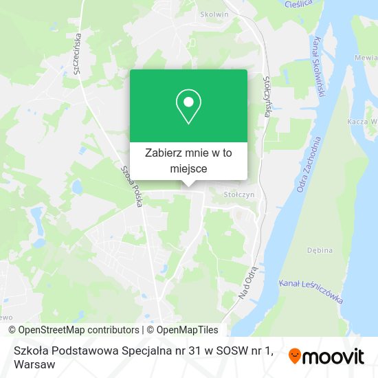 Mapa Szkoła Podstawowa Specjalna nr 31 w SOSW nr 1