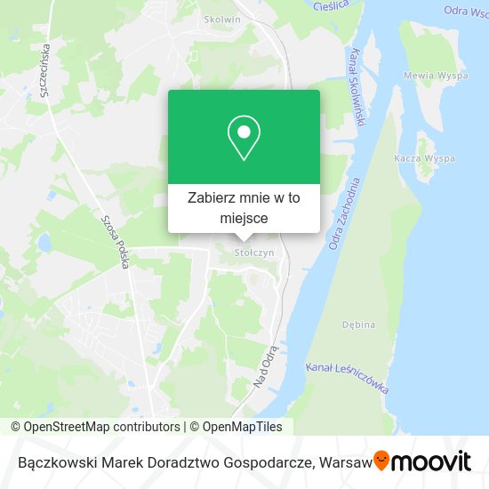 Mapa Bączkowski Marek Doradztwo Gospodarcze