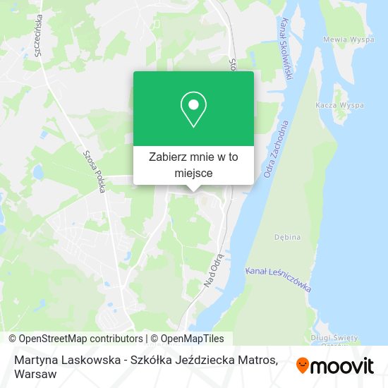 Mapa Martyna Laskowska - Szkółka Jeździecka Matros